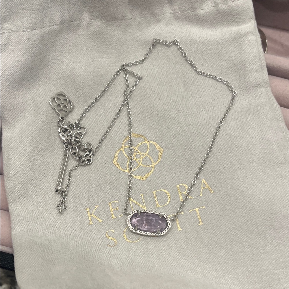 Kendra Scott Elisa Silver Pendant